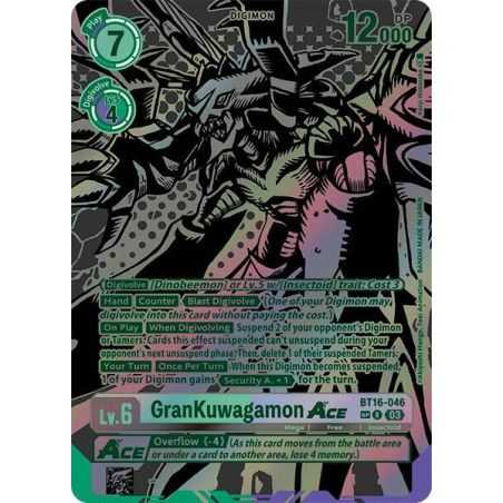 GranKuwagamon Ace (Textured) – BT16 Beginning Observer | Carta DIGIMON en México