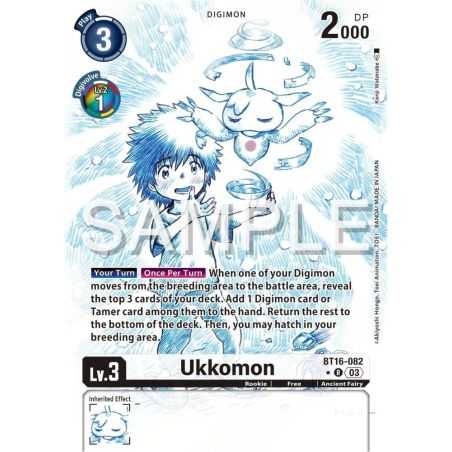 Ukkomon (Alternate Art) – BT16 Beginning Observer | Carta DIGIMON en México