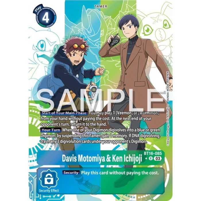Davis Motomiya and Ken Ichijoji (Alternate Art) – BT16 Beginning Observer | Carta DIGIMON en México