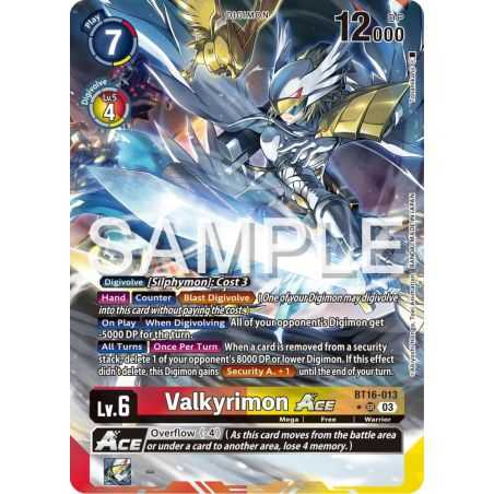 Valkyrimon Ace (Alternate Art) – BT16 Beginning Observer | Carta DIGIMON en México