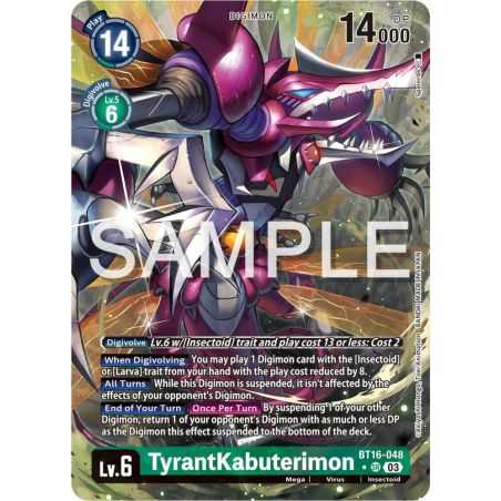 TyrantKabuterimon (Alternate Art) – BT16 Beginning Observer | Carta DIGIMON en México
