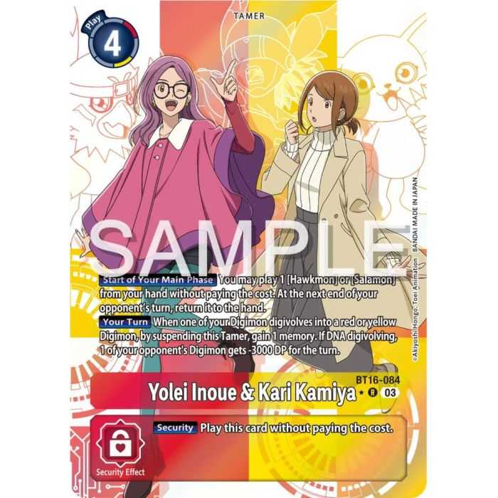 Yolei Inoue and Kari Kamiya (Alternate Art) – BT16 Beginning Observer | Carta DIGIMON en México