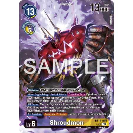 Shroudmon (Alternate Art) – BT16 Beginning Observer | Carta DIGIMON en México