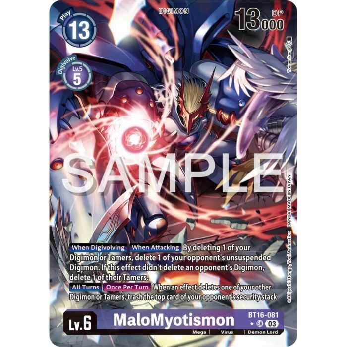 MaloMyotismon (Alternate Art) – BT16 Beginning Observer | Carta DIGIMON en México