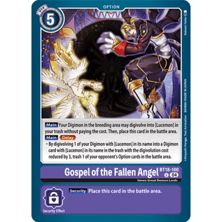 Gospel of the Fallen Angel (Uncommon)