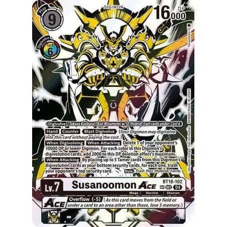 Susanoomon ACE (Textured) – BT18-19 Special Booster 2.0 | Carta DIGIMON en México
