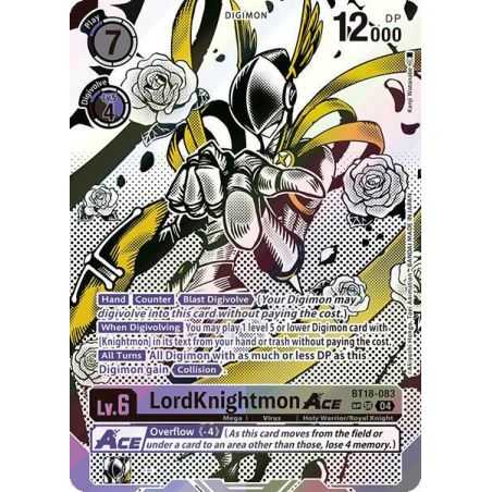 LordKnightmon ACE (Textured) – BT18-19 Special Booster 2.0 | Carta DIGIMON en México