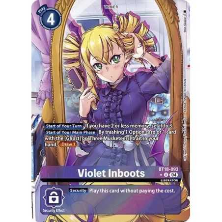 Violet Inboots (Alternate Art) – BT18-19 Special Booster 2.0 | Carta DIGIMON en México