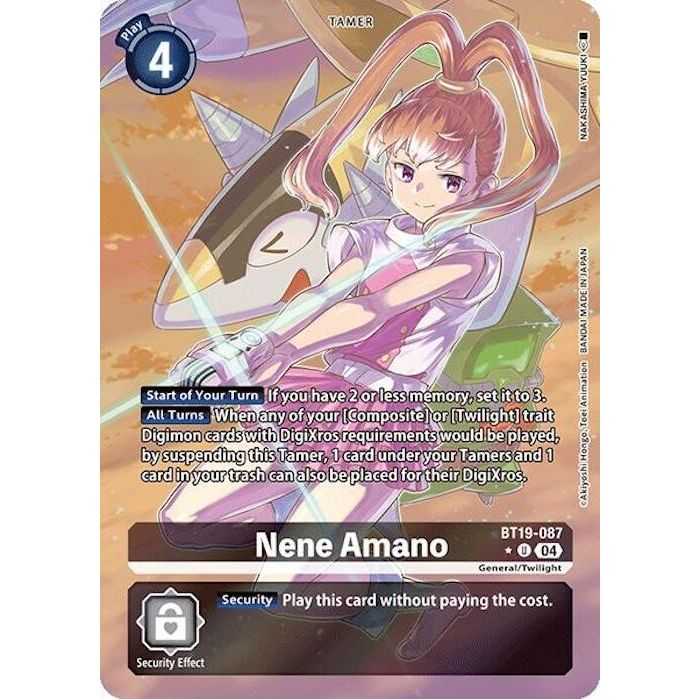 Nene Amano (Alternate Art) – BT18-19 Special Booster 2.0 | Carta DIGIMON en México