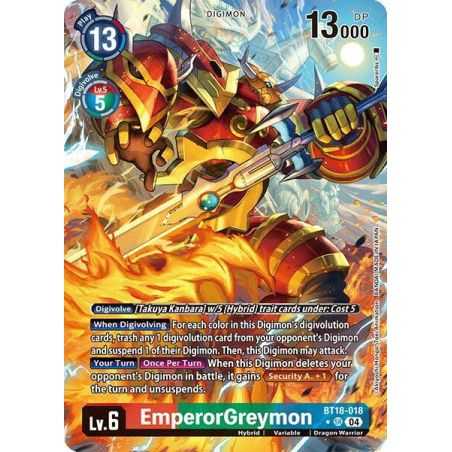 EmperorGreymon (Alternate Art) – BT18-19 Special Booster 2.0 | Carta DIGIMON en México