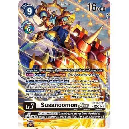 Susanoomon ACE (Alternate Art) – BT18-19 Special Booster 2.0 | Carta DIGIMON en México