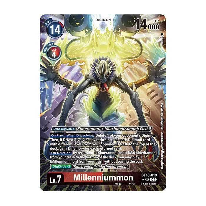 Millenniummon (Alternate Art) – BT18-19 Special Booster 2.0 | Carta DIGIMON en México
