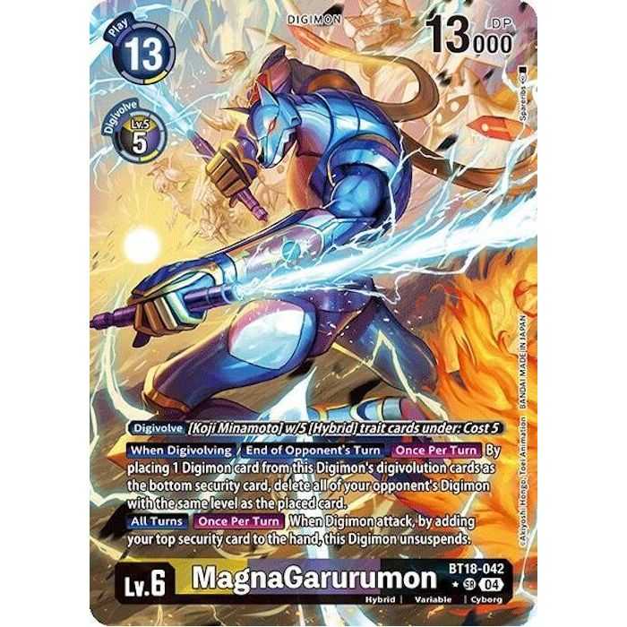 MagnaGarurumon (Alternate Art) – BT18-19 Special Booster 2.0 | Carta DIGIMON en México