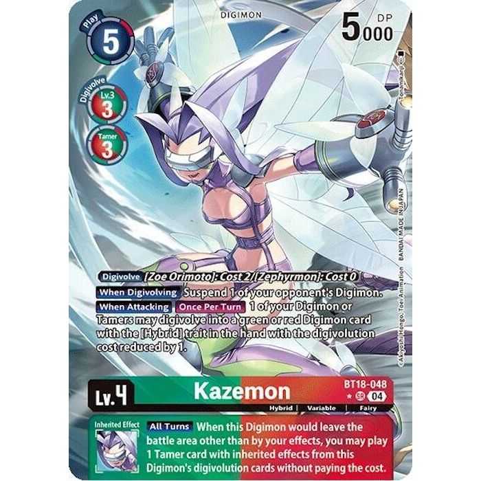 Kazemon (Alternate Art) – BT18-19 Special Booster 2.0 | Carta DIGIMON en México