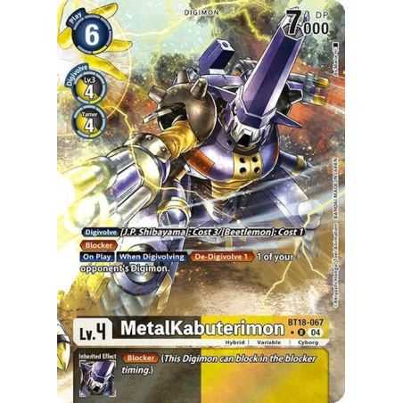 MetalKabuterimon (Alternate Art) – BT18-19 Special Booster 2.0 | Carta DIGIMON en México
