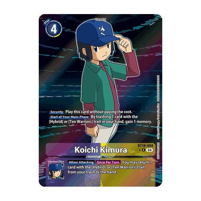 Koichi Kimura (Promotion Pack) – BT18-19 Special Booster 2.0 | Carta DIGIMON en México