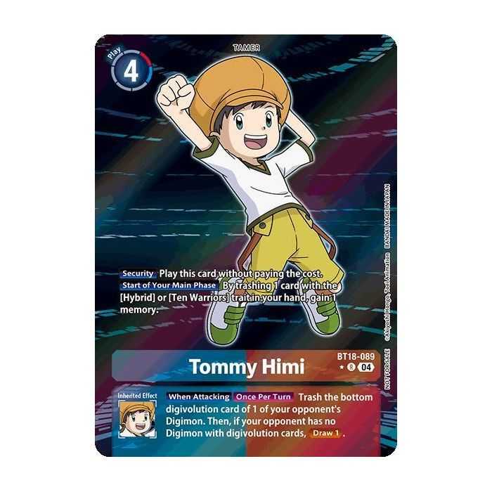 Tommy Himi (Promotion Pack) – BT18-19 Special Booster 2.0 | Carta DIGIMON en México