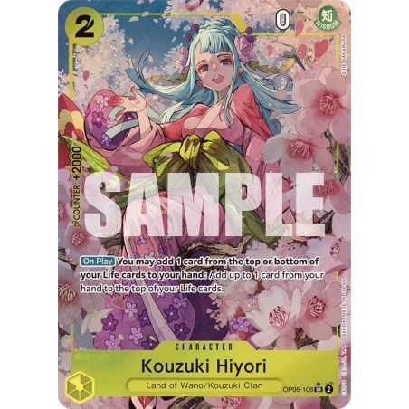 Kouzuki Hiyori (Alternate Art) (PRB-01) – OP6 Wings of the Captain | Carta ONE PIECE en México