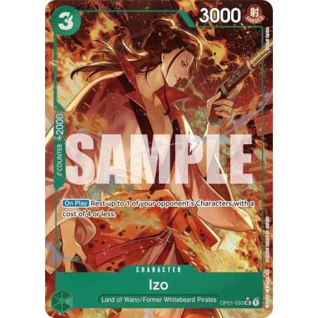 Izo (Uncommon) (Alternate Art) (PRB-01) – OP1 Romance Dawn | Carta ONE PIECE en México