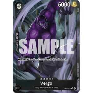 Vergo (Uncommon) (Full Art) (PRB-01) – OP3 Pillars of Strength | Carta ONE PIECE en México