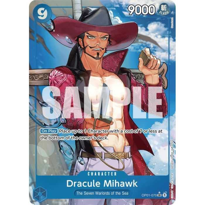 Dracule Mihawk (Super Rare) (Alternate Art) (PRB-01) – OP1 Romance Dawn | Carta ONE PIECE en México