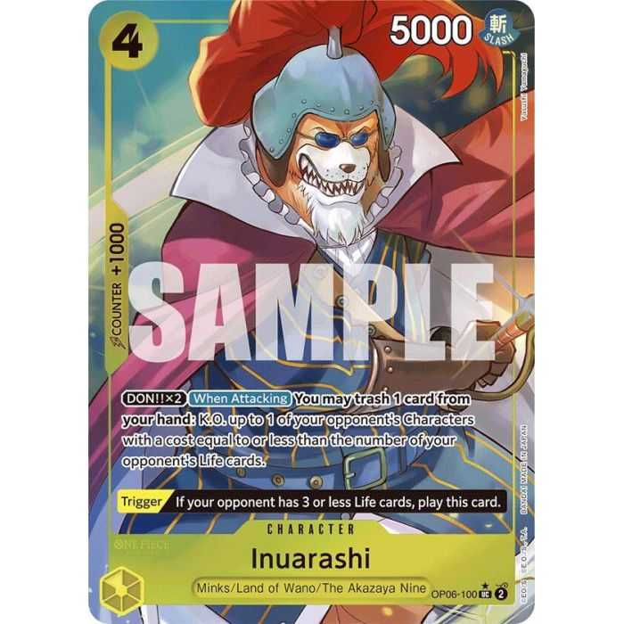 Inuarashi (Uncommon) (Full Art) (PRB-01) – OP6 Wings of the Captain | Carta ONE PIECE en México
