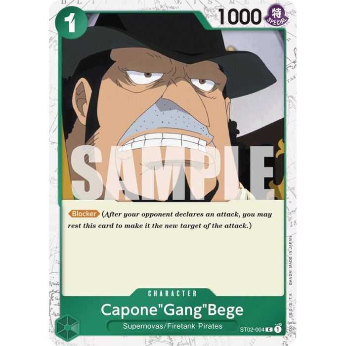 Capone"Gang"Bege (Common) – ONE PIECE DECKS | Carta ONE PIECE en México