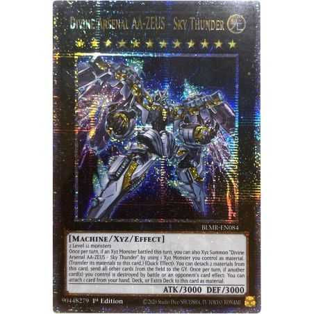 Divine Arsenal AA-ZEUS - Sky Thunder (Quarter Century Secret Rare) – Battle of Legends Mounstros Revenge | Carta YUGIOH en Méxic