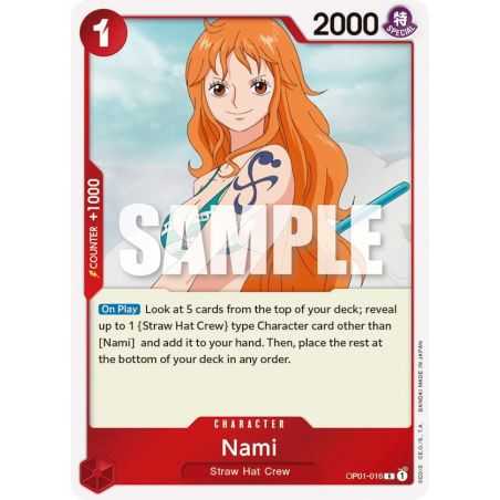 Nami (Rare) – OP1 Romance Dawn | Carta ONE PIECE en México