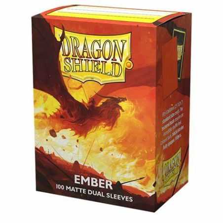 Micas Dragon Shield Standard DUAL Matte C/100 Ember