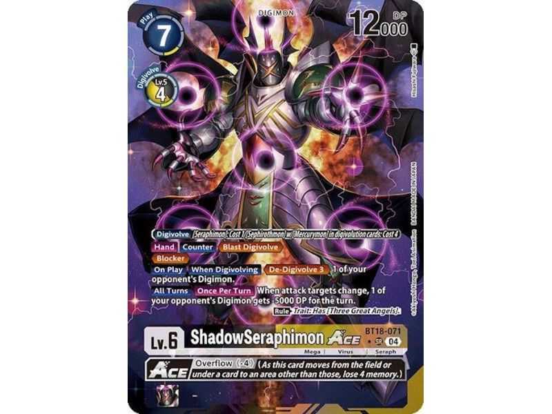 ShadowSeraphimon ACE (Alternate Art) – BT18-19 Special Booster 2.0 | Carta DIGIMON en México