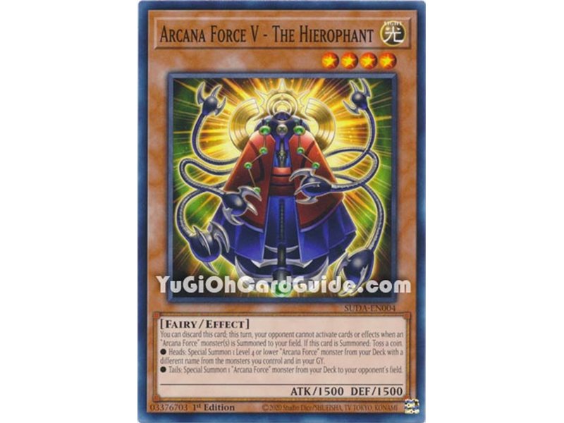 Arcana Force V - The Hierophant (Common)