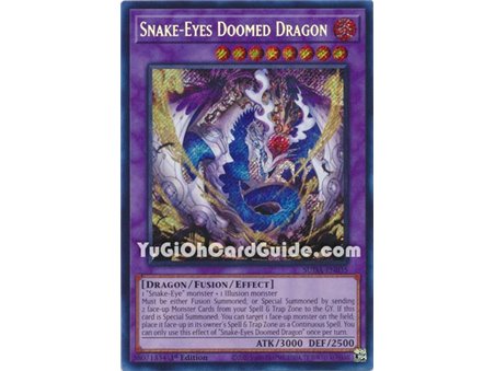 Snake-Eyes Doomed Dragon (Secret Rare)