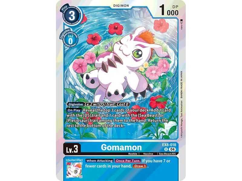 Gomamon (Rare) – EX08 Chain of Liberation | Carta DIGIMON en México