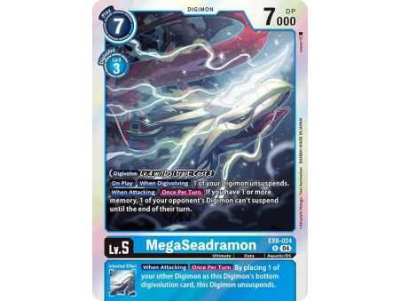 Megaseadramon (Rare) – EX08 Chain of Liberation | Carta DIGIMON en México