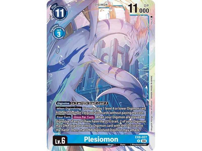 Plesiomon (Rare) – EX08 Chain of Liberation | Carta DIGIMON en México