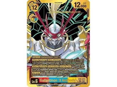 Gallantmon (X Antibody) (Textured) – EX08 Chain of Liberation | Carta DIGIMON en México