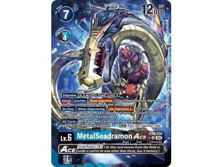 MetalSeadramon ACE (Alternate Art) – EX08 Chain of Liberation | Carta DIGIMON en México