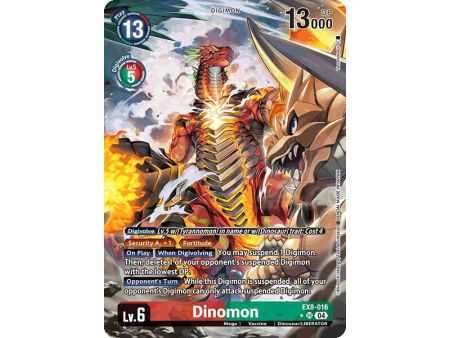 Dinomon (Alternate Art) – EX08 Chain of Liberation | Carta DIGIMON en México