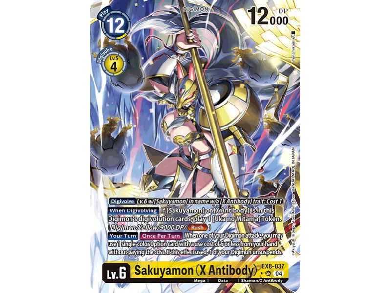 Sakuyamon (X Antibody) (Alternate Art) – EX08 Chain of Liberation | Carta DIGIMON en México