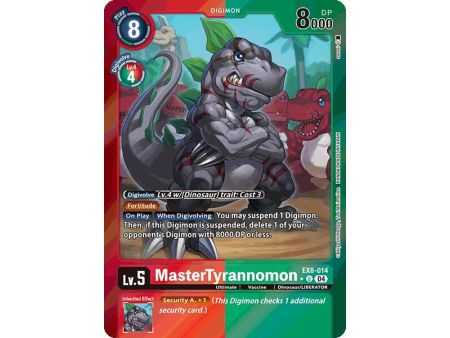 Mastery Tyrannomon (Limited Foil) – EX08 Chain of Liberation | Carta DIGIMON en México