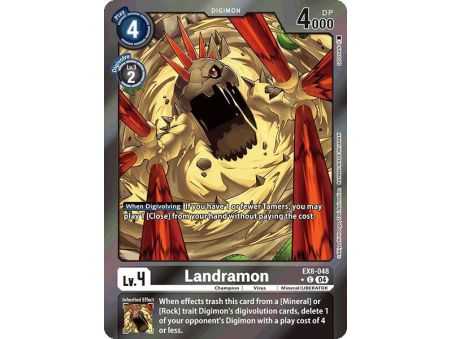 Landramon (Limited Foil) – EX08 Chain of Liberation | Carta DIGIMON en México