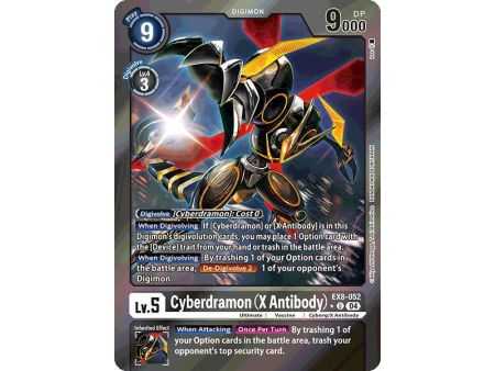 Cyberdramon (X Antibody) (Limited Foil Art) – EX08 Chain of Liberation | Carta DIGIMON en México