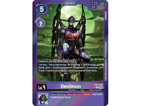 Devimon (Limited Foil) – EX08 Chain of Liberation | Carta DIGIMON en México