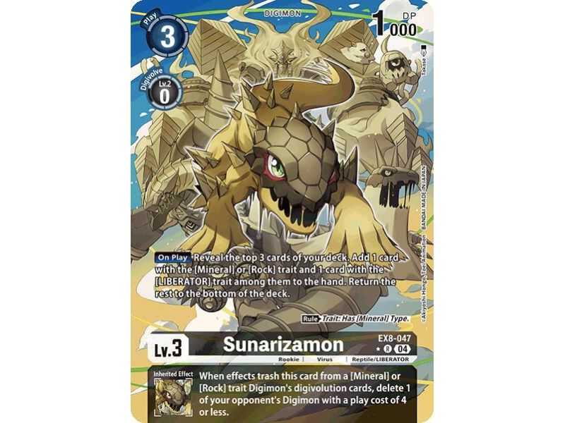 Sunarizamon (Alternate Art) – EX08 Chain of Liberation | Carta DIGIMON en México