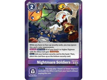 Nightmare Soldiers (Alternate Art) – EX08 Chain of Liberation | Carta DIGIMON en México