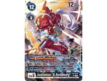Justimon (X Antibody) (Alternate Art) – EX08 Chain of Liberation | Carta DIGIMON en México