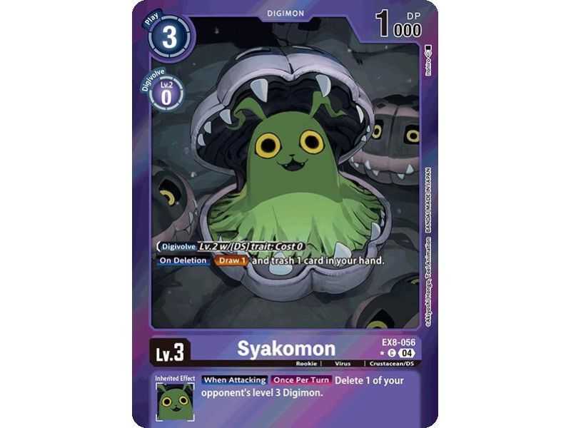 Syakomon (Limited Foil) – EX08 Chain of Liberation | Carta DIGIMON en México
