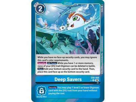 Deep Savers (Limited Foil) – EX08 Chain of Liberation | Carta DIGIMON en México