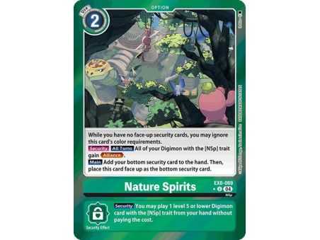 Nature Spirits (Limited Foil) – EX08 Chain of Liberation | Carta DIGIMON en México